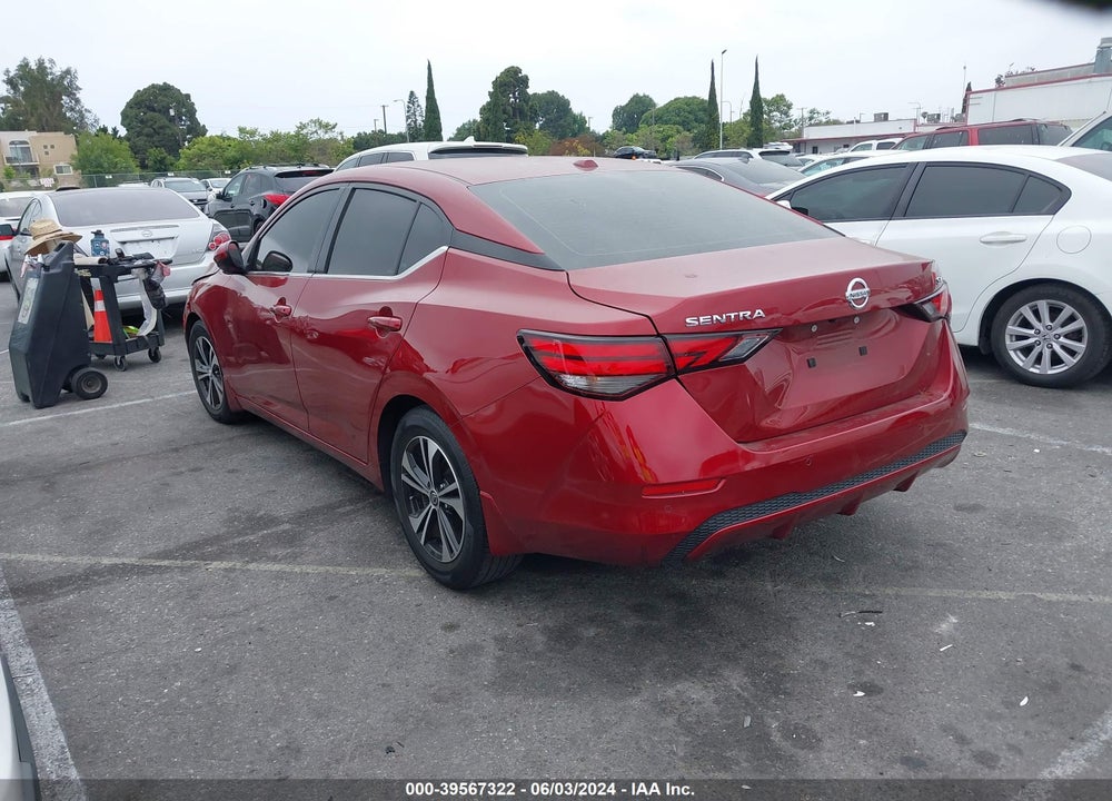 2022 NISSAN SENTRA SV XTRONIC CVT VIN: 3N1AB8CV0NY311741