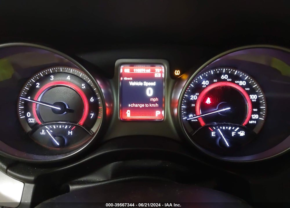 2015 DODGE JOURNEY VIN: 3C4PDCGB4FT727598