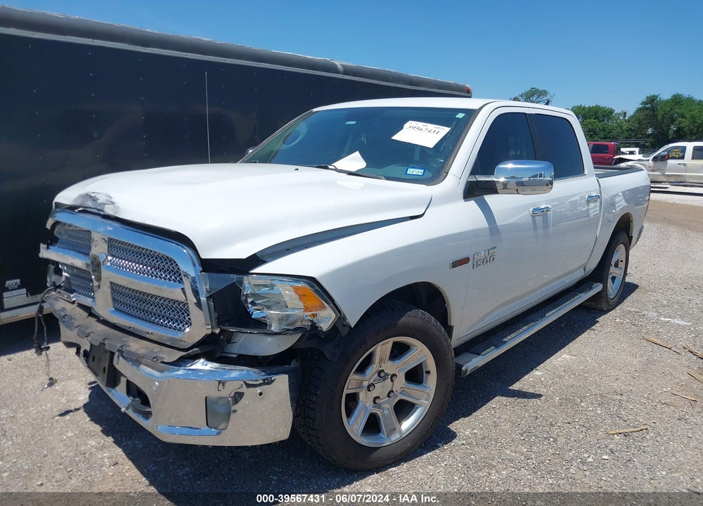 2017 RAM 1500 LONE STAR SILVER 4X4 5'7 BOX VIN: 1C6RR7LM0HS880502