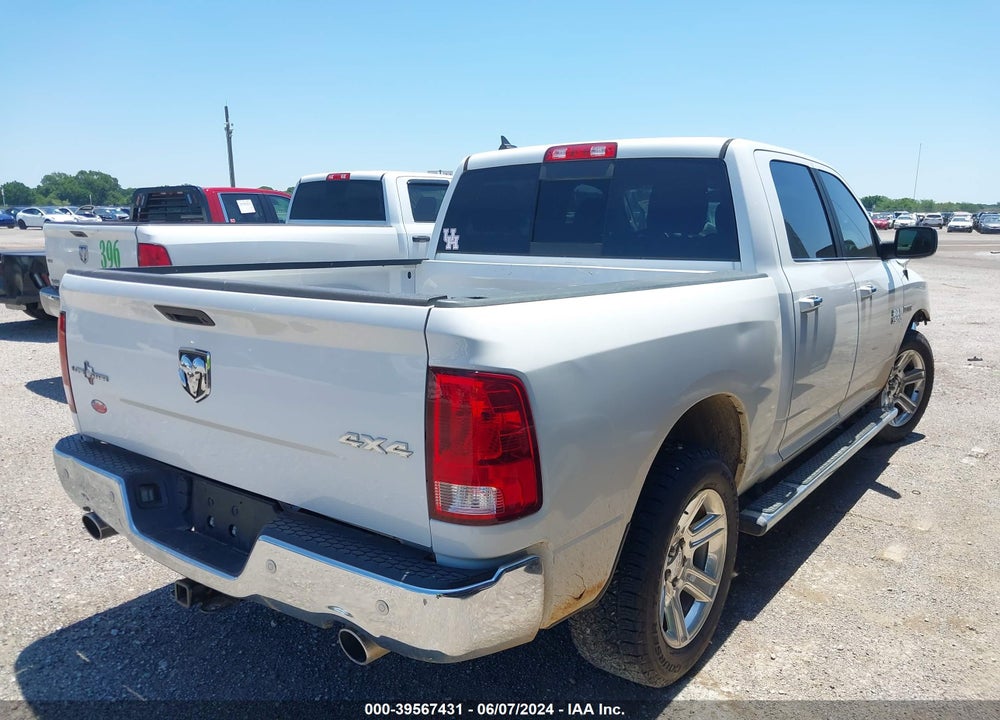 2017 RAM 1500 LONE STAR SILVER 4X4 5'7 BOX VIN: 1C6RR7LM0HS880502