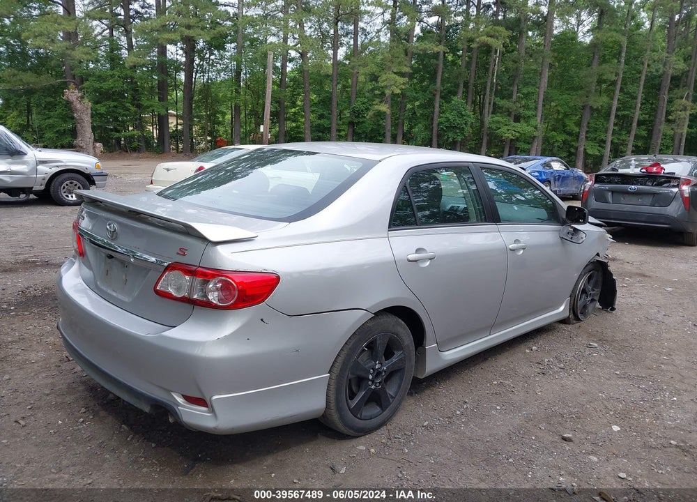 2011 TOYOTA COROLLA S VIN: 2T1BU4EE4BC622683
