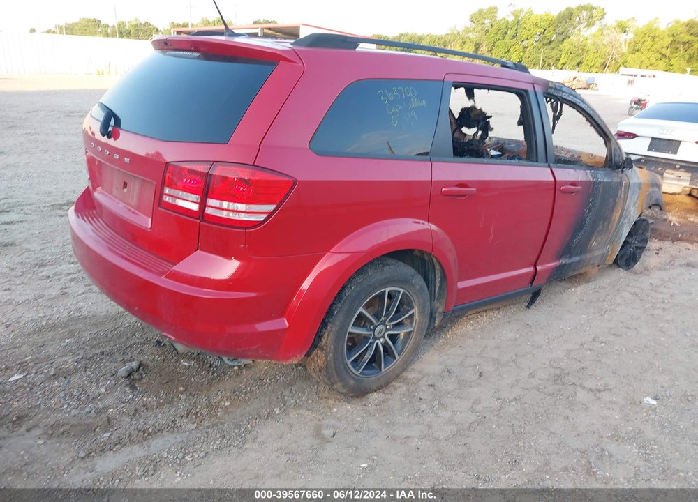 2018 DODGE JOURNEY SE VIN: 3C4PDCAB9JT363700
