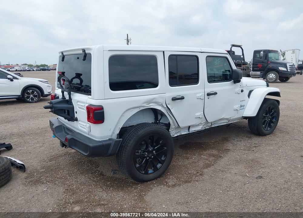 2022 JEEP WRANGLER 4XE UNLIMITED SAHARA 4X4 VIN: 1C4JJXP67NW228179