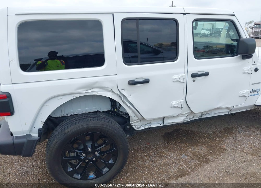 2022 JEEP WRANGLER 4XE UNLIMITED SAHARA 4X4 VIN: 1C4JJXP67NW228179