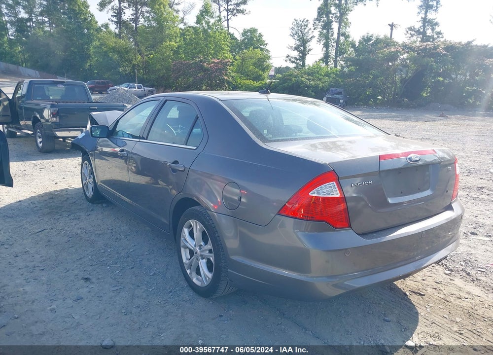 2012 FORD FUSION SE VIN: 3FAHP0HAXCR213804