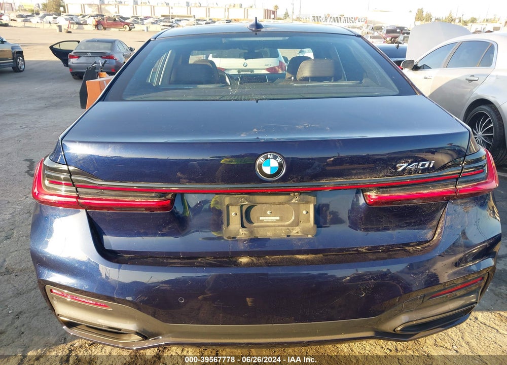 2022 BMW 740 I VIN: WBA7T2C05NCJ47186