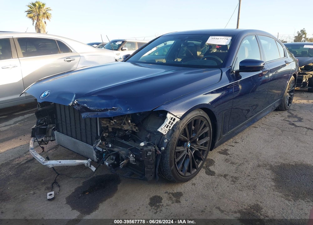 2022 BMW 740 I VIN: WBA7T2C05NCJ47186