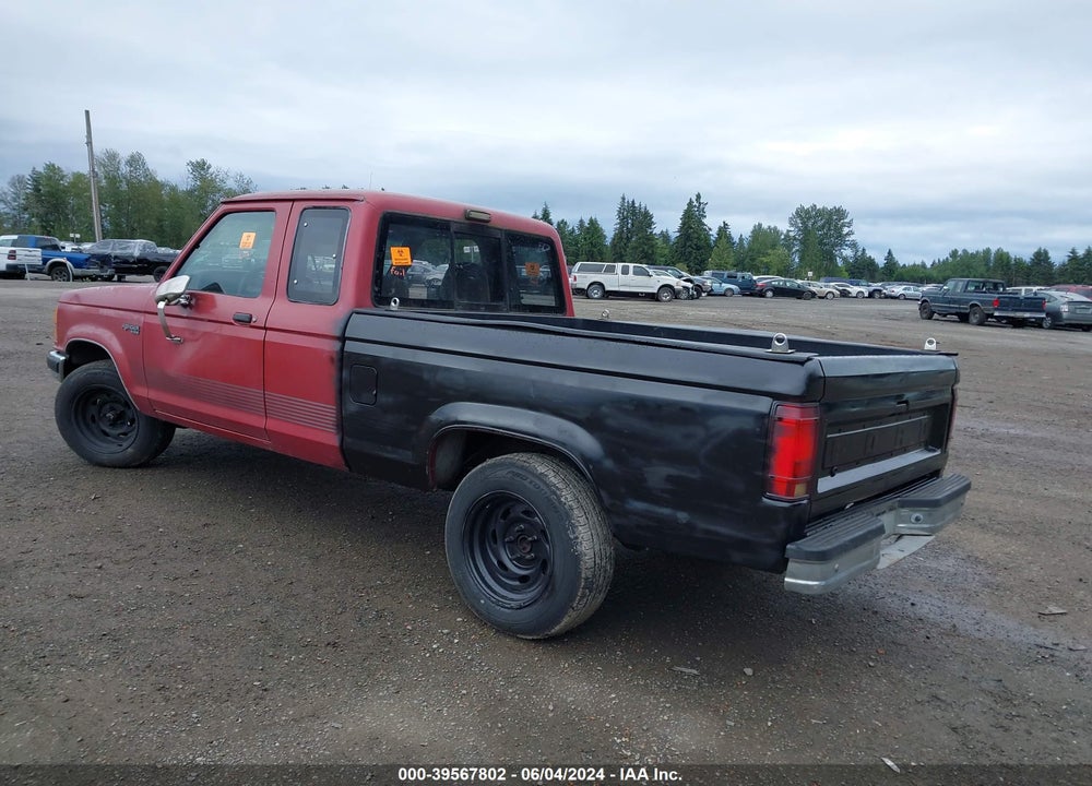 1992 FORD RANGER SUPER CAB VIN: 1FTCR14X8NPA71722