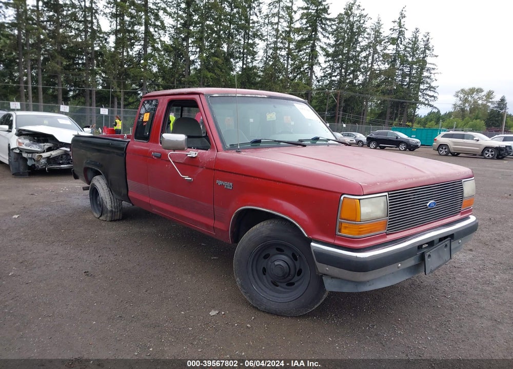 1992 FORD RANGER SUPER CAB VIN: 1FTCR14X8NPA71722