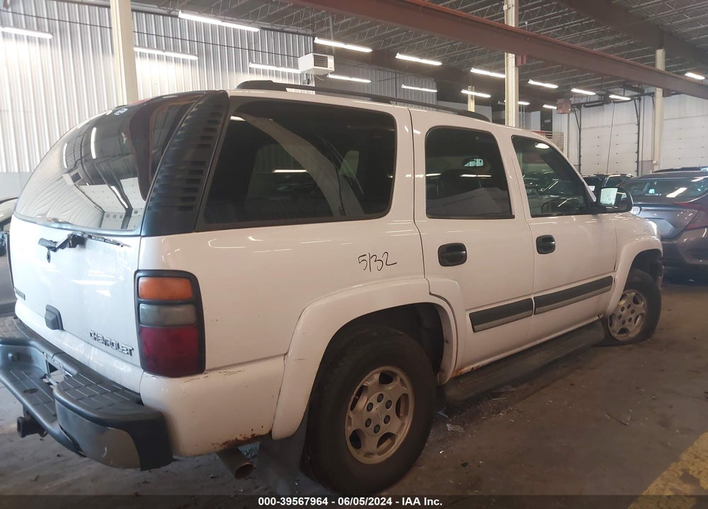 2005 CHEVROLET TAHOE LS/LT/Z71 VIN: 1GNEK13T45J181849