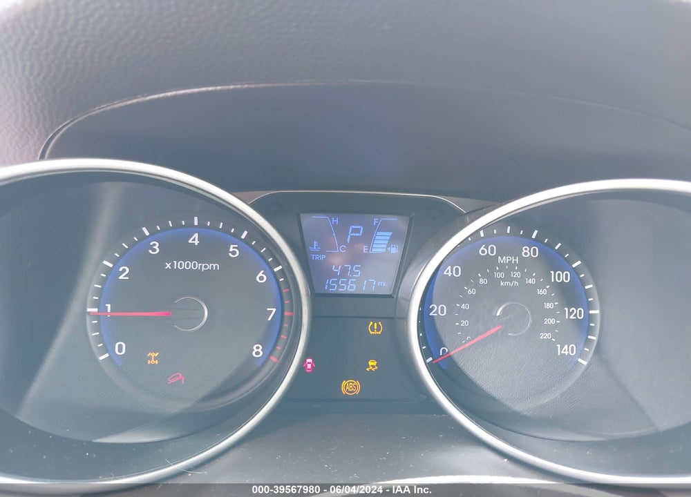 2012 HYUNDAI TUCSON GLS VIN: KM8JUCAC9CU380063