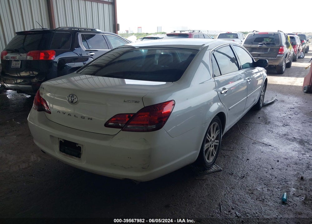 2008 TOYOTA AVALON LIMITED VIN: 4T1BK36B98U313576