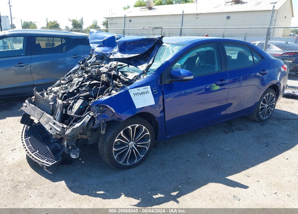 2014 TOYOTA COROLLA S PLUS VIN: 5YFBURHE9EP177449