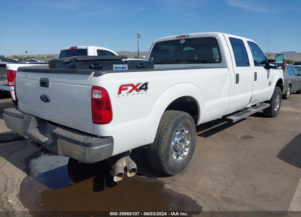 2012 FORD F-250 XLT VIN: 1FT7W2BT4CEC62191