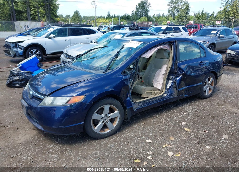 2006 HONDA CIVIC EX VIN: 1HGFA16886L001027