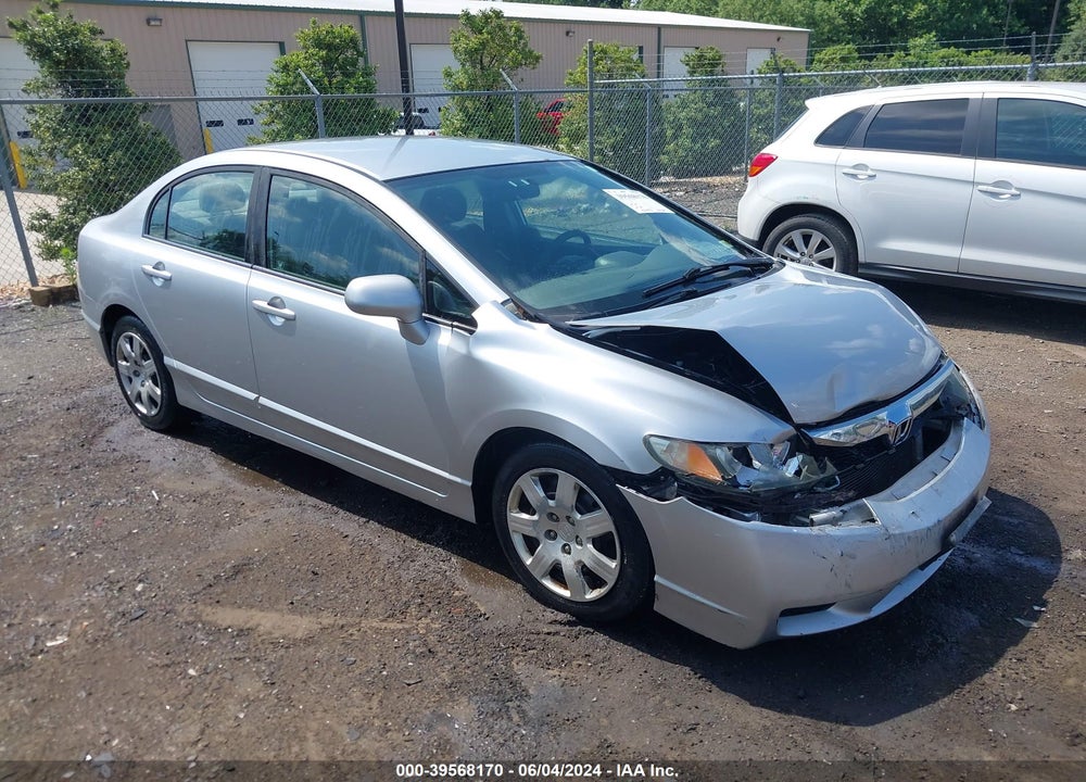 2009 HONDA CIVIC LX VIN: 19XFA16539E014821
