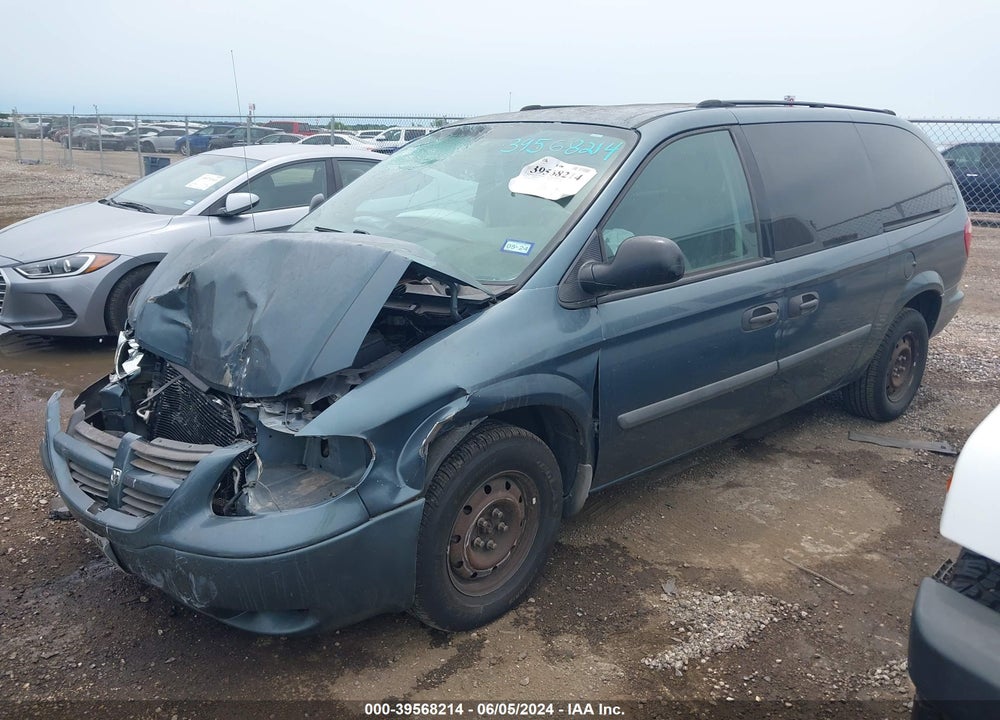2005 DODGE GRAND CARAVAN SE VIN: 1D4GP24RX5B293760