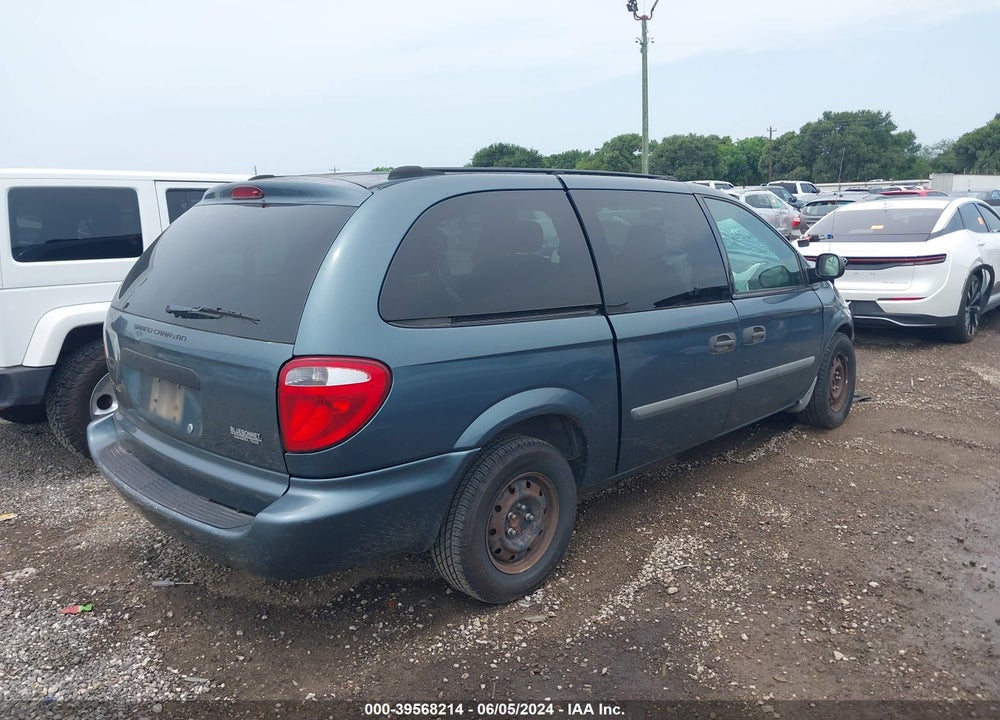2005 DODGE GRAND CARAVAN SE VIN: 1D4GP24RX5B293760