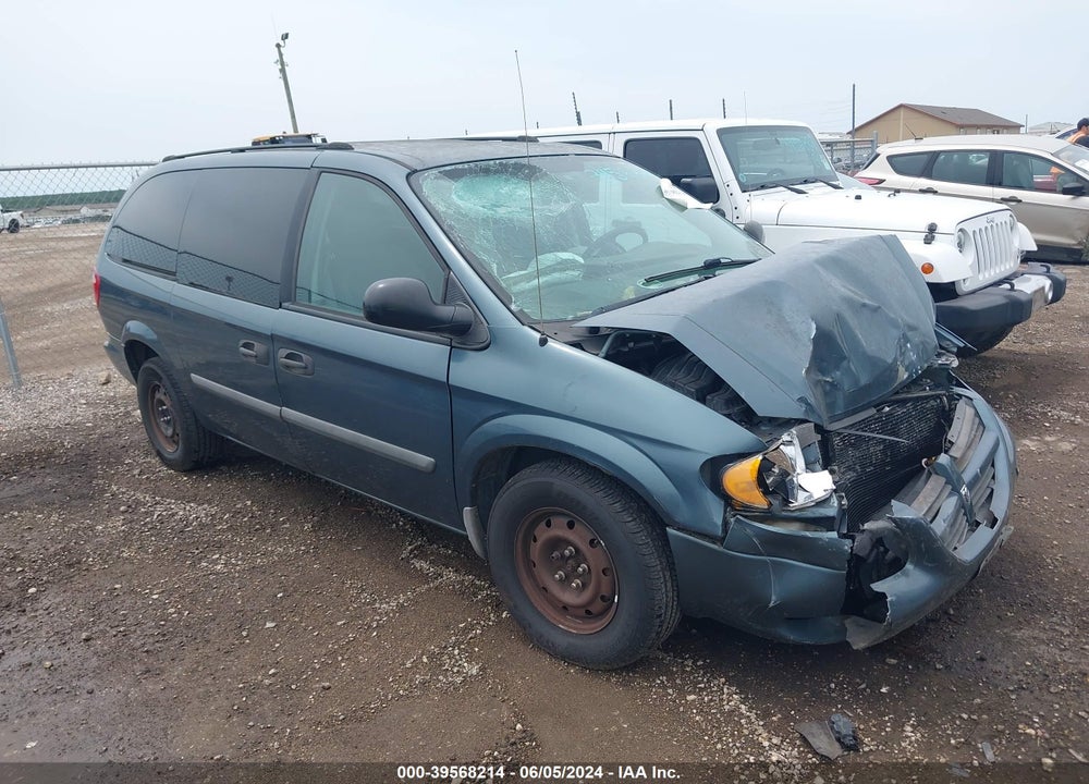 2005 DODGE GRAND CARAVAN SE VIN: 1D4GP24RX5B293760