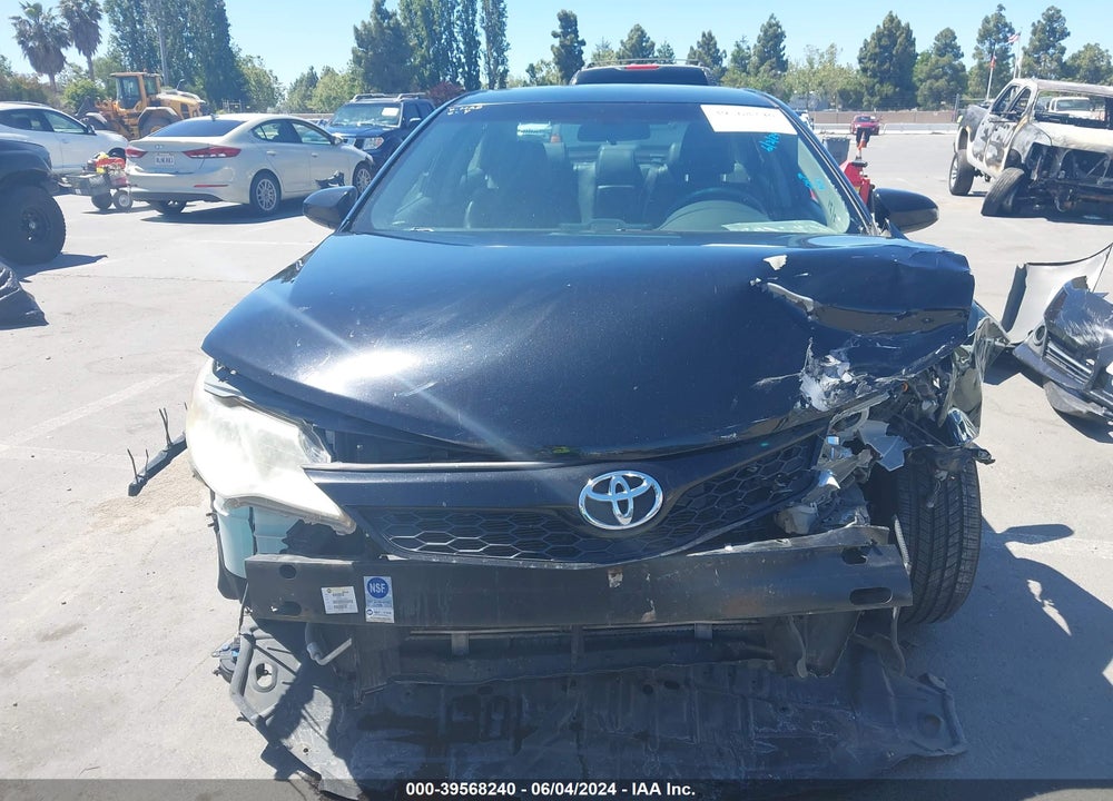 2012 TOYOTA CAMRY SE VIN: 4T1BF1FK8CU158245