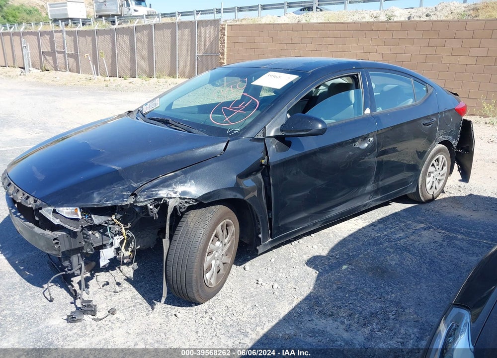 2017 HYUNDAI ELANTRA SE VIN: 5NPD74LF0HH164710