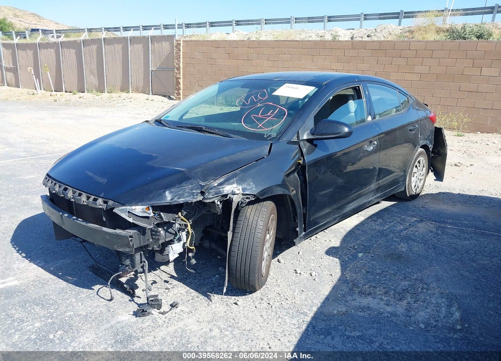 2017 HYUNDAI ELANTRA SE VIN: 5NPD74LF0HH164710