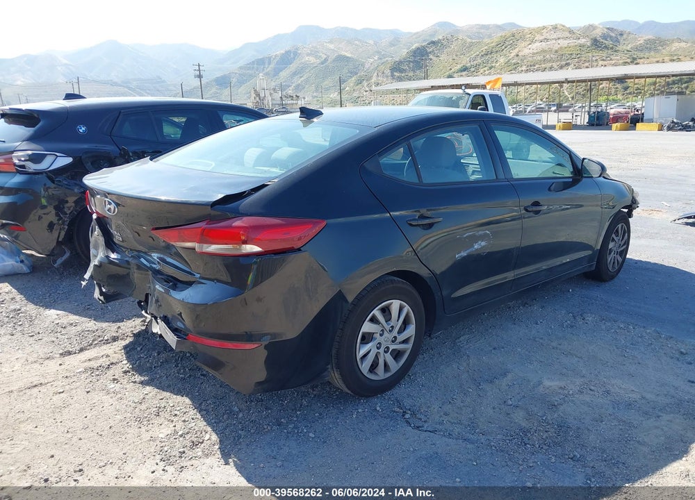 2017 HYUNDAI ELANTRA SE VIN: 5NPD74LF0HH164710