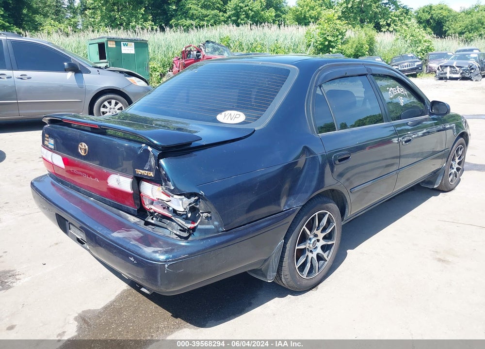 1997 TOYOTA COROLLA DX VIN: 2T1BB02E6VC205573