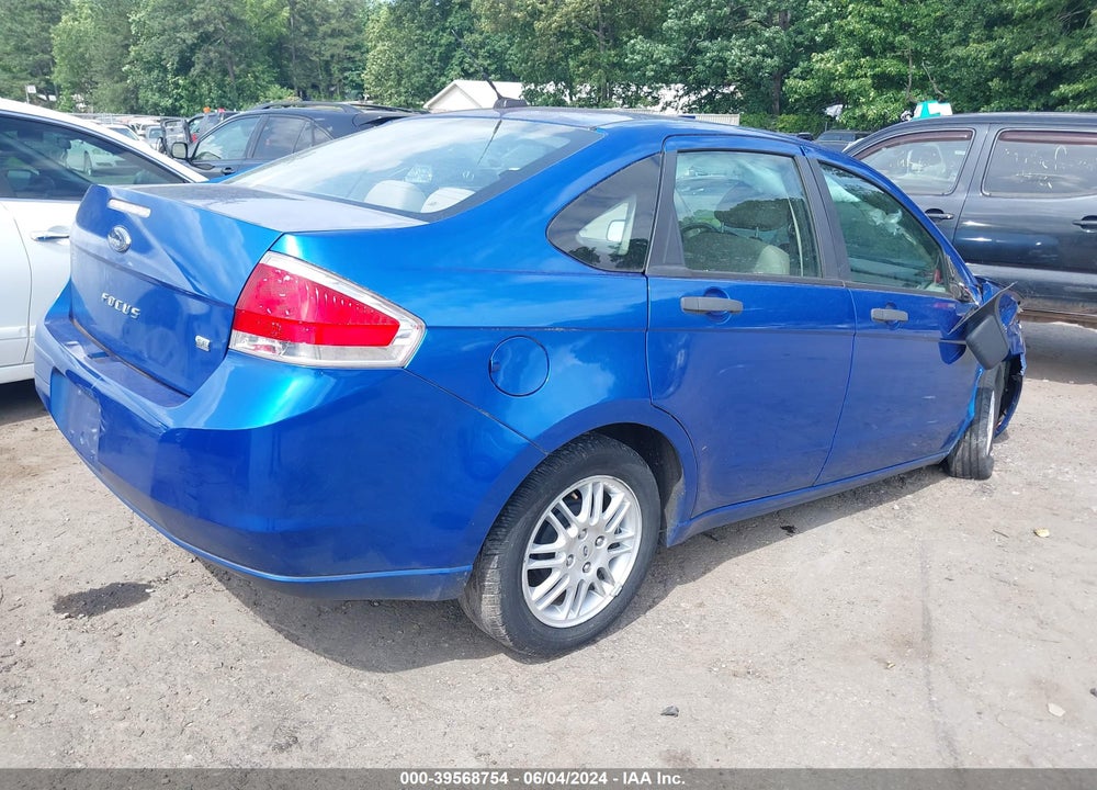 2011 FORD FOCUS SE VIN: 1FAHP3FN9BW115205