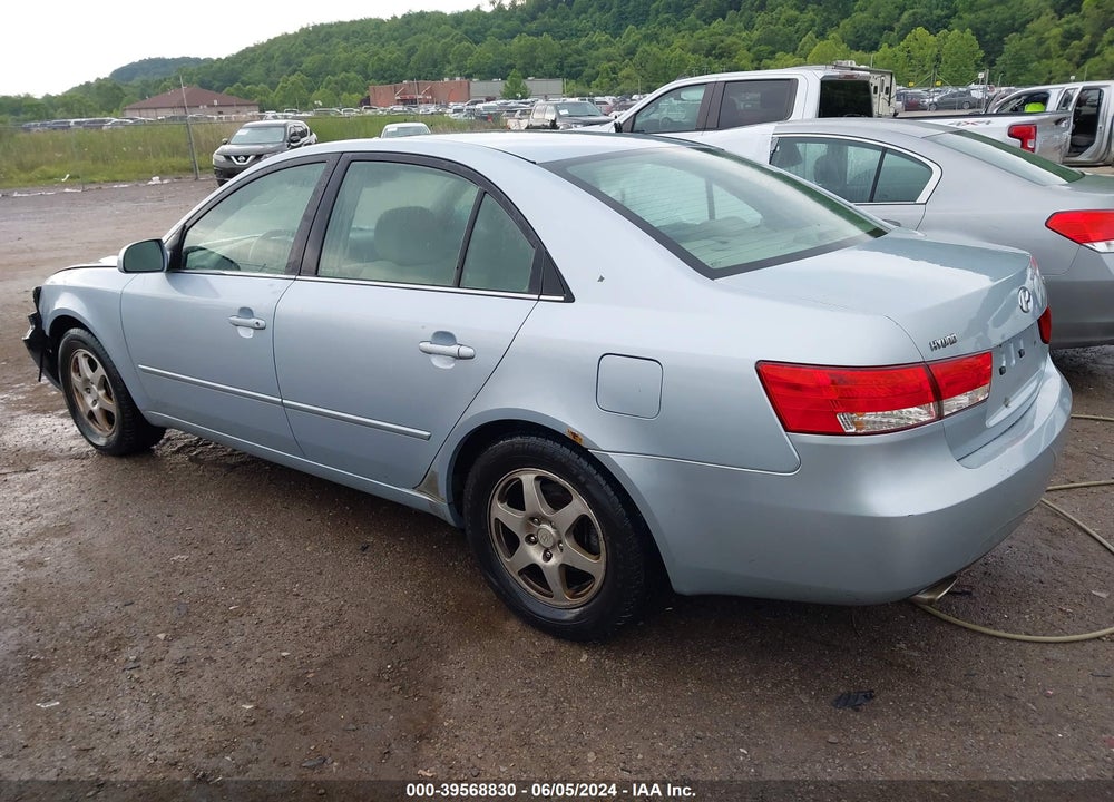 2007 HYUNDAI SONATA LIMITED/SE V6 VIN: 5NPEU46F87H189412