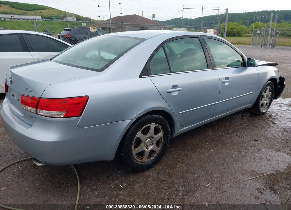 2007 HYUNDAI SONATA LIMITED/SE V6 VIN: 5NPEU46F87H189412