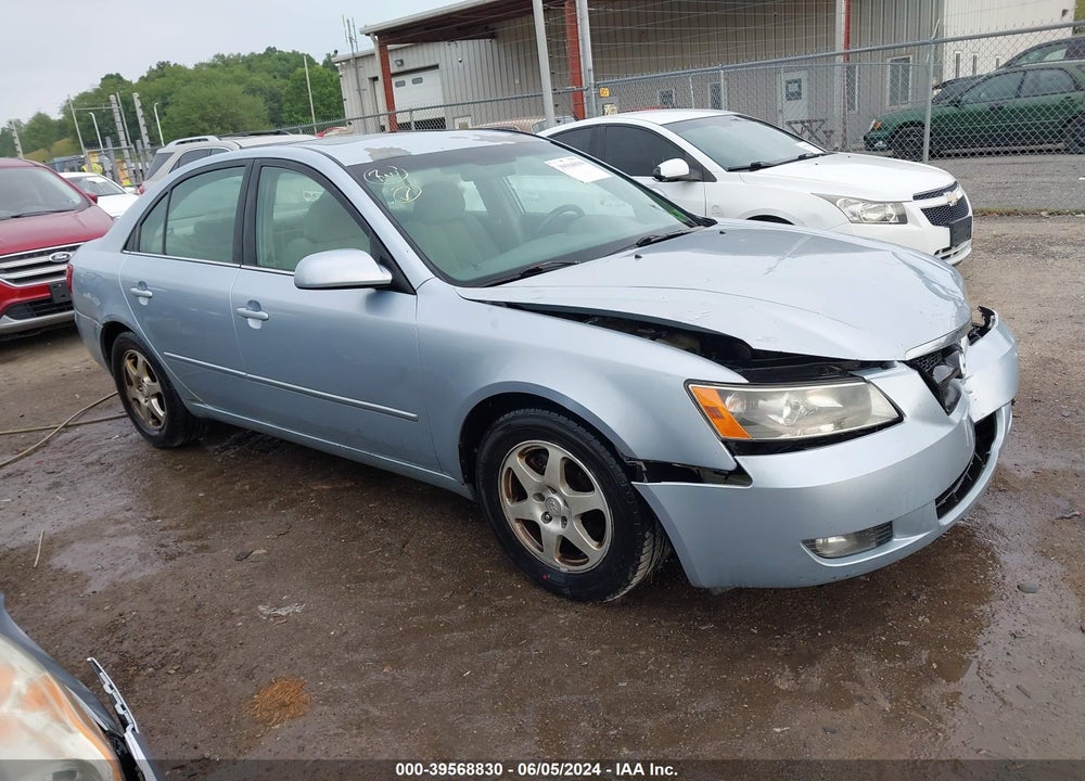 2007 HYUNDAI SONATA LIMITED/SE V6 VIN: 5NPEU46F87H189412