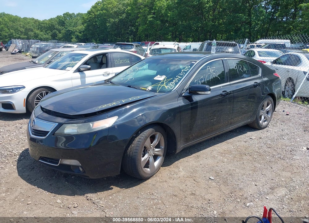 2012 ACURA TL 3.5 VIN: 19UUA8F73CA025900