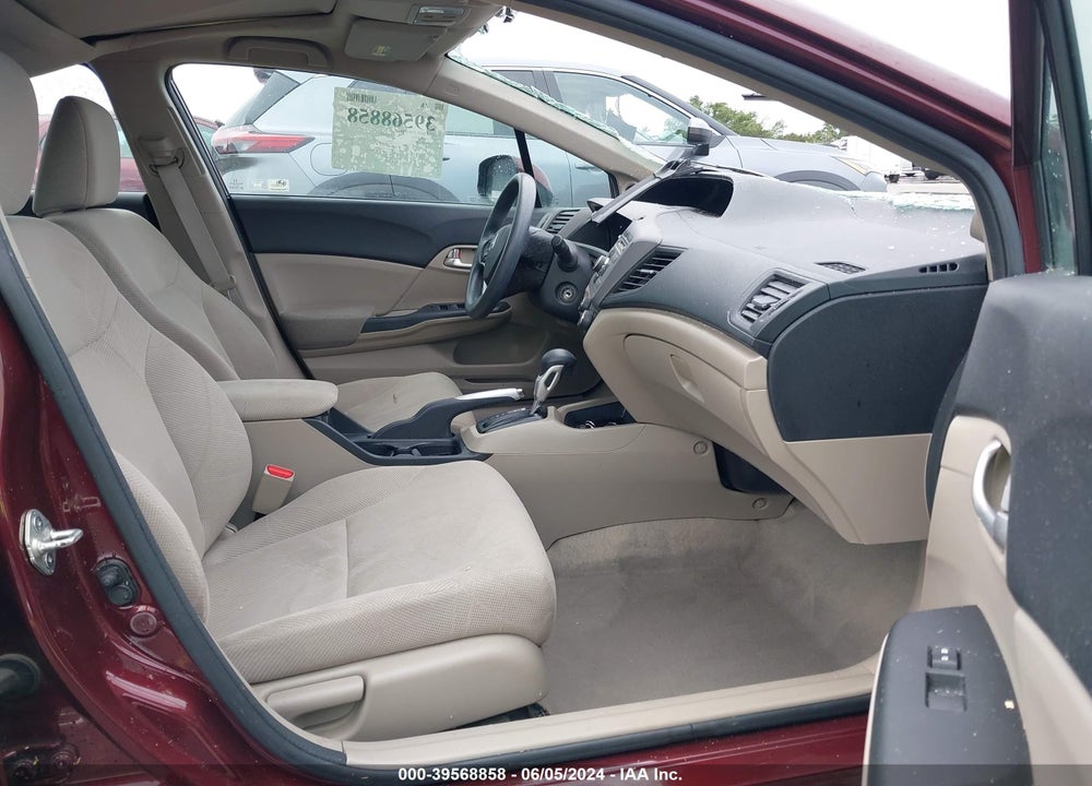 2012 HONDA CIVIC EX VIN: 19XFB2F88CE022773