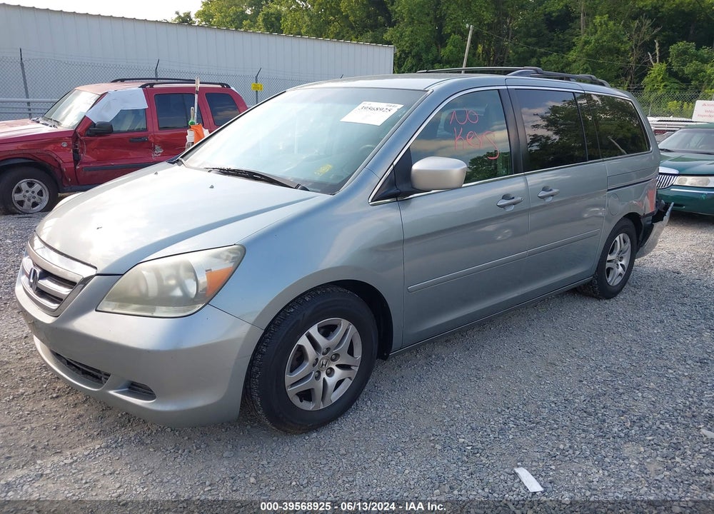 2005 HONDA ODYSSEY EX VIN: 5FNRL38445B022731