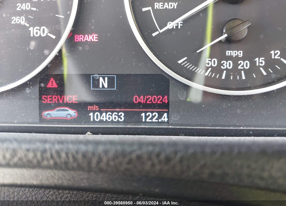 2013 BMW 320I VIN: WBA3B1C56DK128609