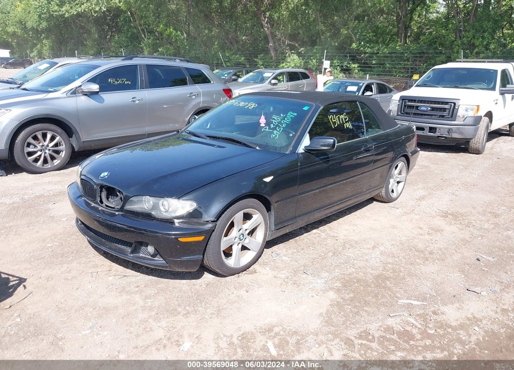 2006 BMW 325CI VIN: WBABW33486PX88644