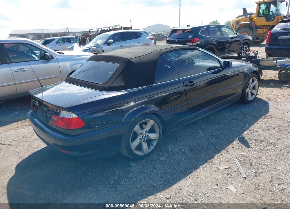 2006 BMW 325CI VIN: WBABW33486PX88644