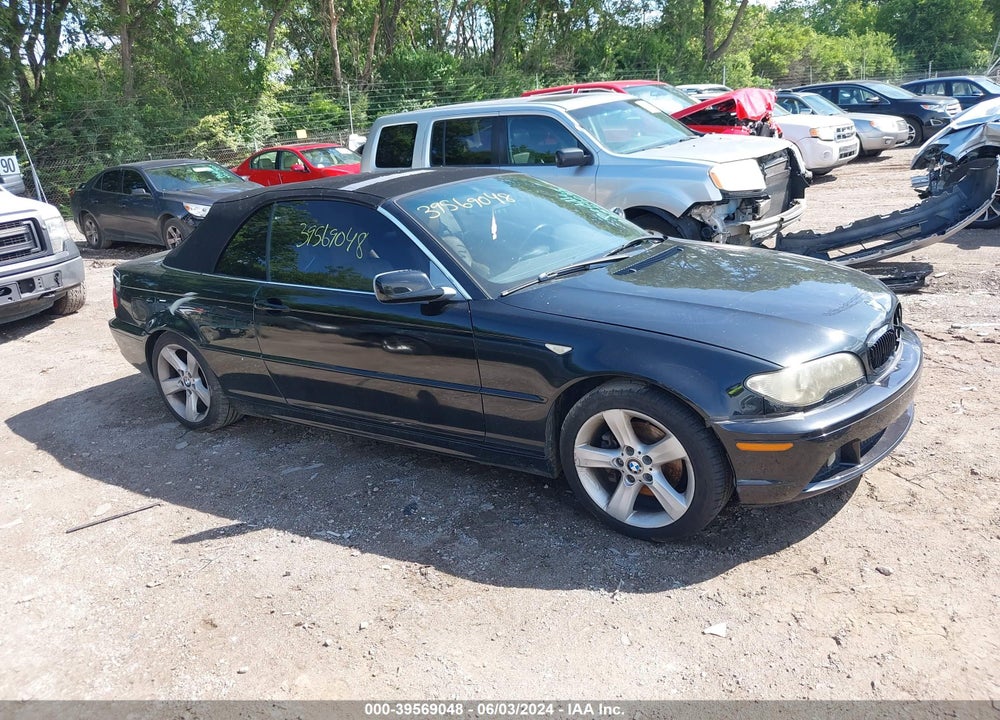 2006 BMW 325CI VIN: WBABW33486PX88644