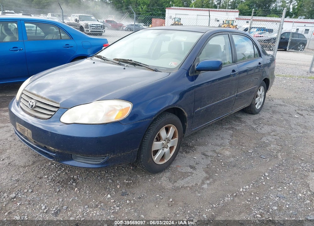 2004 TOYOTA COROLLA LE VIN: 2T1BR38EX4C250079