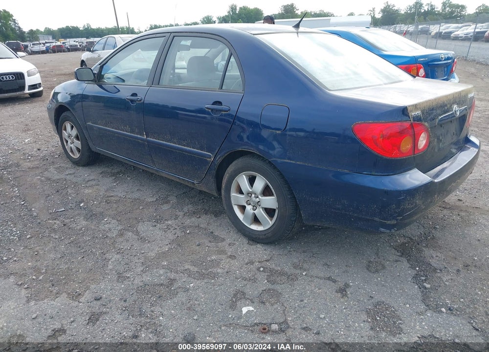 2004 TOYOTA COROLLA LE VIN: 2T1BR38EX4C250079
