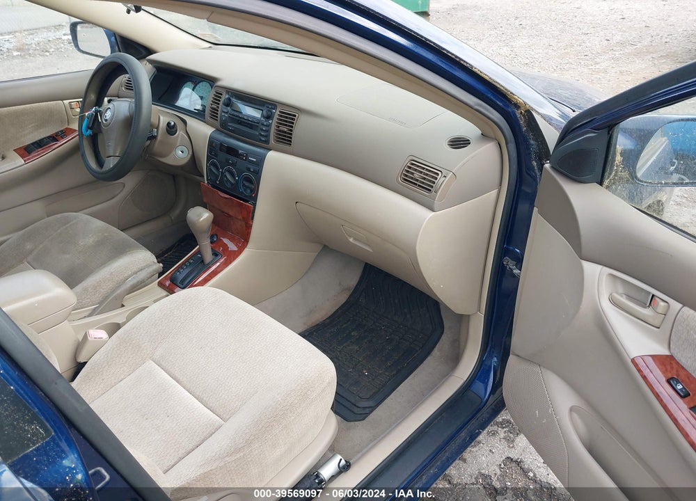 2004 TOYOTA COROLLA LE VIN: 2T1BR38EX4C250079