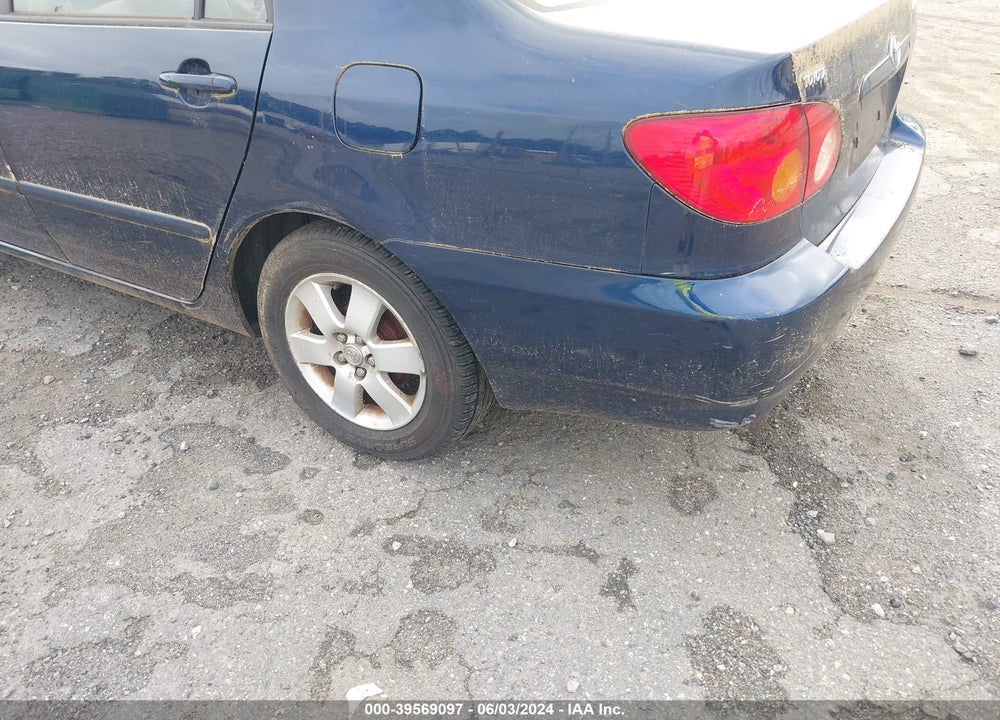 2004 TOYOTA COROLLA LE VIN: 2T1BR38EX4C250079