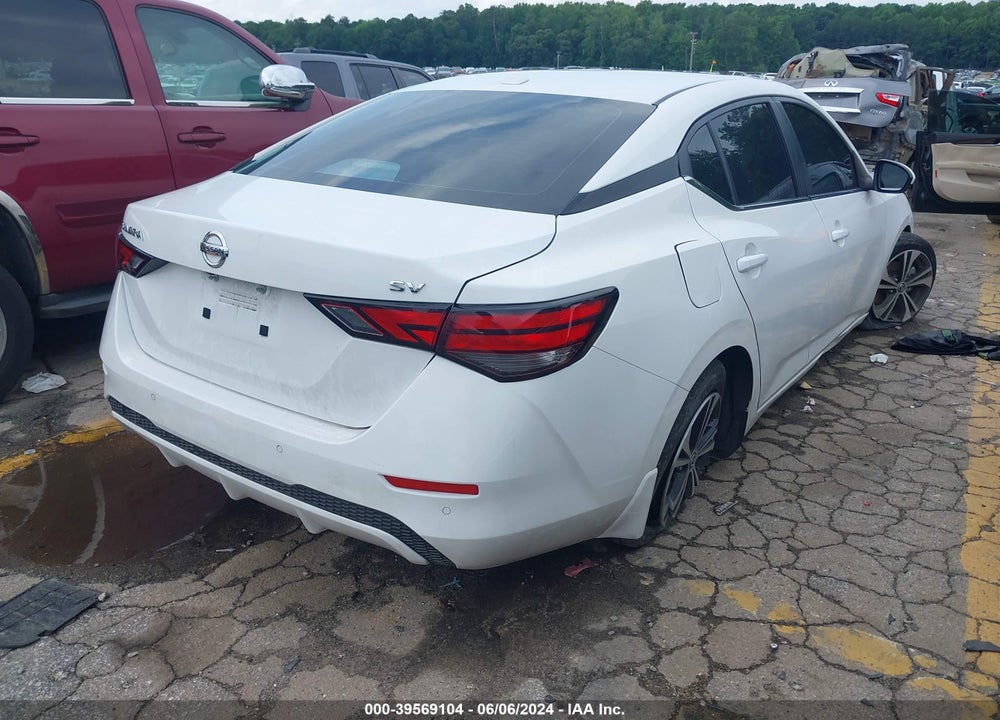 2021 NISSAN SENTRA SV XTRONIC CVT VIN: 3N1AB8CV6MY300225
