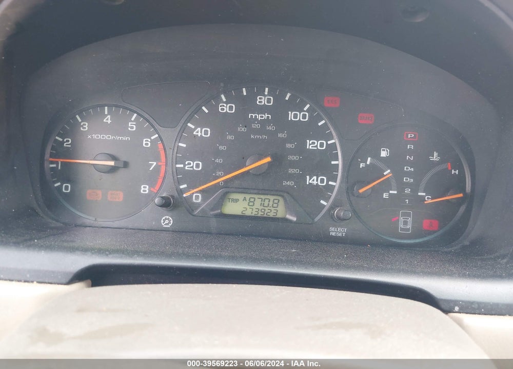 2002 HONDA ACCORD EX VIN: 1HGCG56652A131814
