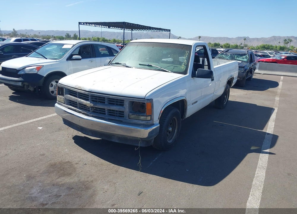 1998 CHEVROLET C1500 FLEETSIDE W/T VIN: 1GCEC14W8WZ248535