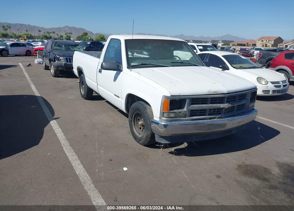 1998 CHEVROLET C1500 FLEETSIDE W/T VIN: 1GCEC14W8WZ248535