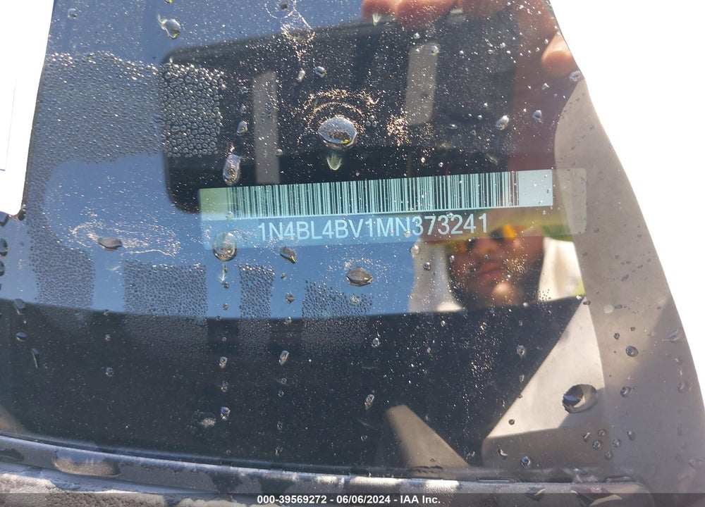 2021 NISSAN ALTIMA S FWD VIN: 1N4BL4BV1MN373241