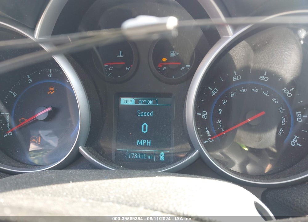 2013 CHEVROLET CRUZE LT VIN: 1G1PK5SBXD7110466