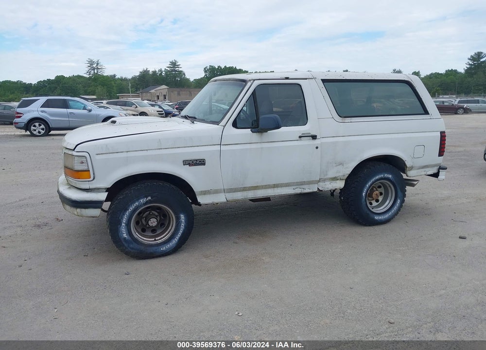 1996 FORD BRONCO U100 VIN: 1FMEU15H2TLA23292